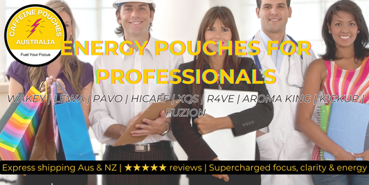 Energy pouches for professionals