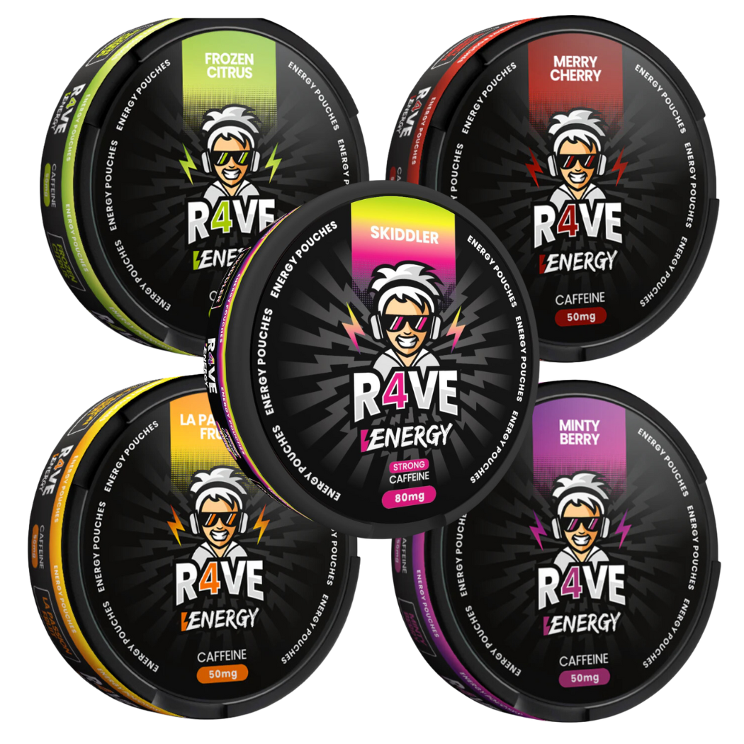 R4VE Energy Bundle: Buy 4 get 1 free