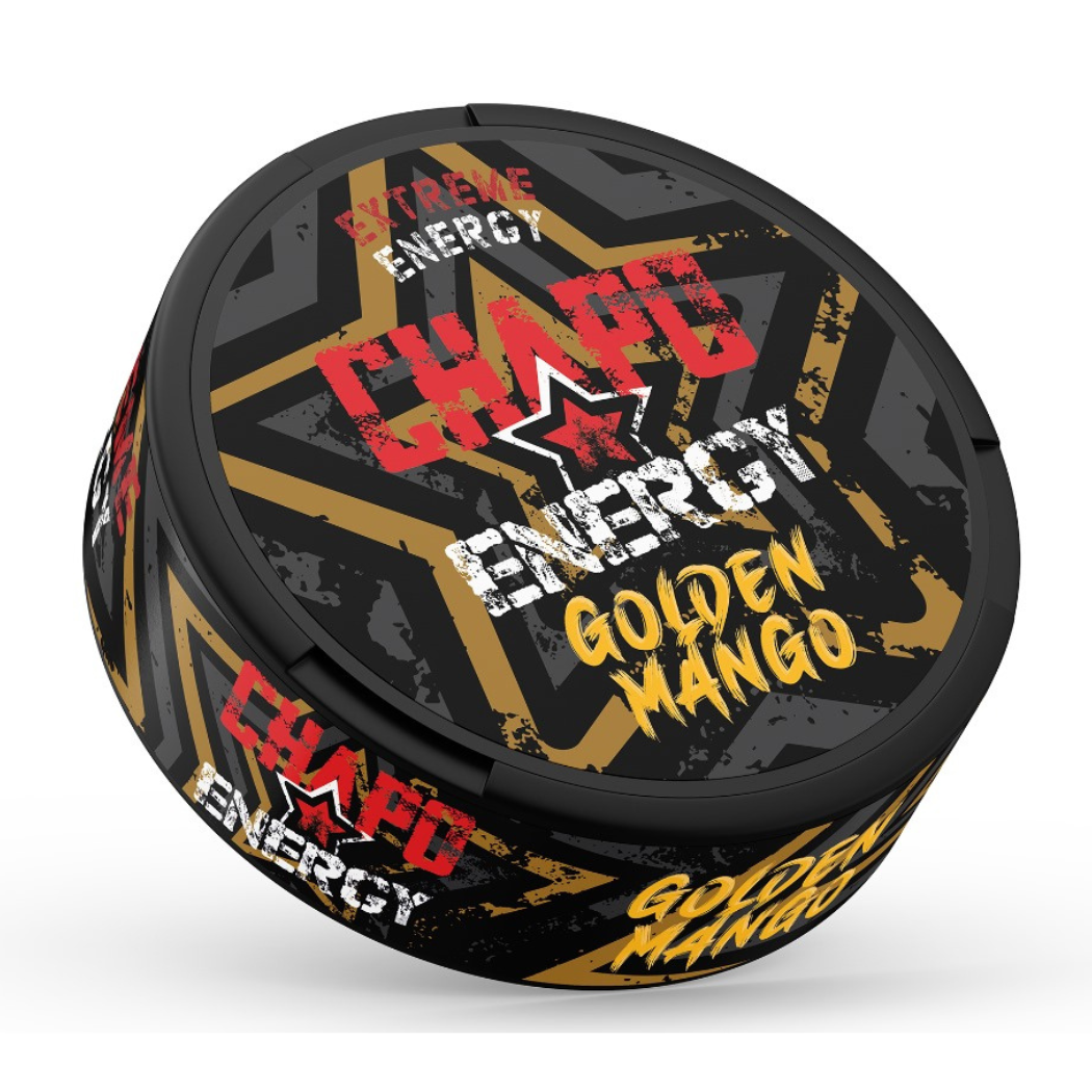 Chapo Caffeine Energy Pouch Golden Mango