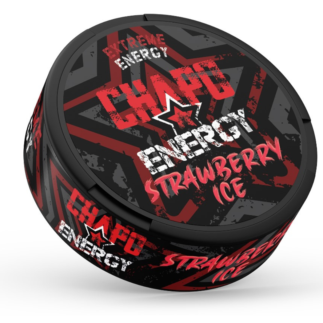 Chapo Caffeine Energy Pouch Strawberry Ice