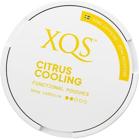 White_and_yellow_Can_XQS_citrus_cooling_Caffeine_functional_Pouches_50mg_zero_nicotine